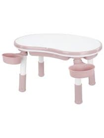 Стол детский трансформер 3 в 1 BRABIX KIDS CT-001, растущий, 2-8 лет, пластик, розовый, 533289