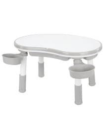 Стол детский трансформер 3 в 1 BRABIX KIDS CT-001, растущий, 2-8 лет, пластик, серый, 533290