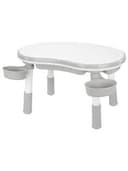 Стол детский трансформер 3 в 1 BRABIX KIDS CT-001, растущий, 2-8 лет, пластик, серый, 533290