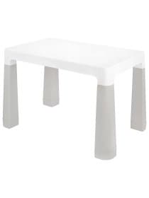 Стол детский + стул BRABIX KIDS CS-003, 2-7 лет, пластик белый + серый, 533292
