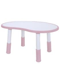 Стол детский BRABIX KIDS CT-002, растущий, 2-8 лет, пластик белый + розовый, 533295