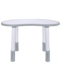 Стол детский BRABIX KIDS CT-002, растущий, 2-8 лет, пластик белый + серый, 533296