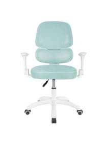 Кресло детское с поясничной поддержкой BRABIX KIDS "MG-225", сетка/ткань TW, голубое, 533317