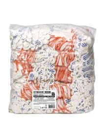 Перчатки хлопчатобумажные, КОМПЛЕКТ 200 пар, 10 класс, 32-34 г, 83 текс, ПВХ точка, LAIMA БЮДЖЕТ, БЕЛЫЕ, 601912