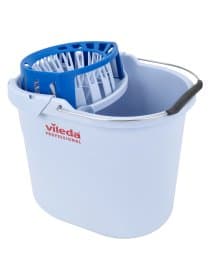 Ведро VILEDA PROFESSIONAL "Супер-моп", с системой отжима для веревочных и ленточных МОПов, овальное, объем 10 л, 162137