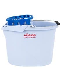Ведро VILEDA PROFESSIONAL "Супер-моп", с системой отжима для веревочных и ленточных МОПов, овальное, объем 10 л, 162137