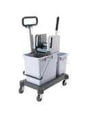 Тележка уборочная VILEDA PROFESSIONAL, 2 съемных ведра 25 л+10 л, платформа, с транспортной ручкой, вертикальный отжим, 149099