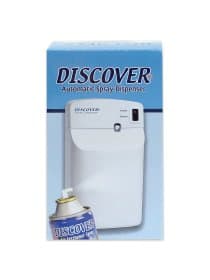 Диспенсер для аэрозольного освежителя воздуха DISCOVER, электронный, белый