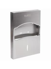 Диспенсер для покрытий на унитаз LAIMA PROFESSIONAL INOX, 1/4 сложения, нержавеющая сталь, матовый, 605704