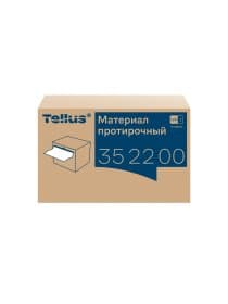 Протирочный нетканый материал Tellus/TORK Advanced, 266 листов в рулоне, 39,5х27,6 см, белый, 352200