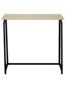 Стол на металлокаркасе BRABIX "LOFT CD-001", 800х440х740 мм, складной, цвет дуб натуральный, 641211