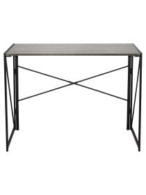 Стол на металлокаркасе BRABIX "LOFT CD-002", 1000х500х750 мм, складной, цвет дуб антик, 641213