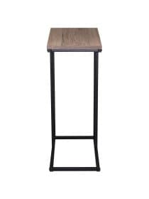 Стол журнальный на металлокаркасе BRABIX "LOFT CT-002", 450х250х630 мм, цвет морёный дуб, 641861