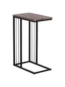 Стол журнальный на металлокаркасе BRABIX "LOFT CT-002", 450х250х630 мм, цвет морёный дуб, 641861