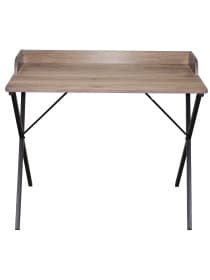Стол на металлокаркасе BRABIX "LOFT CD-008", 900х500х780 мм, цвет морёный дуб, 641863