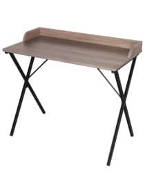 Стол на металлокаркасе BRABIX "LOFT CD-008", 900х500х780 мм, цвет морёный дуб, 641863