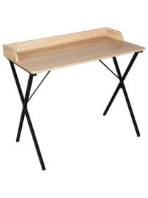 Стол на металлокаркасе BRABIX "LOFT CD-008", 900х500х780 мм, цвет дуб натуральный, 641865
