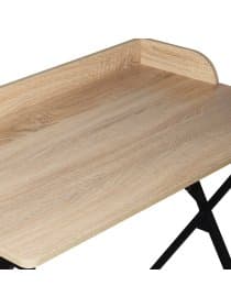 Стол на металлокаркасе BRABIX "LOFT CD-008", 900х500х780 мм, цвет дуб натуральный, 641865