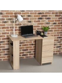Стол письменный/компьютерный BRABIX "Scandi CD-016", 1100х500х750 мм, 4 ящика, дуб сонома, 641892, ЦБ013707-2