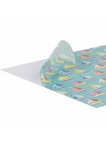 Цветная WASHI-бумага для декора "ЛЕТО", 15х15 см, самоклеящаяся, 12 листов, 6 дизайнов, ОСТРОВ СОКРОВИЩ, 661720
