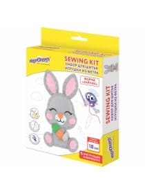 Набор для шитья игрушки из фетра "Зайчик", ЮНЛАНДИЯ, 664489