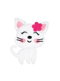 Набор для шитья игрушки из фетра "Котёнок", ЮНЛАНДИЯ, 664490