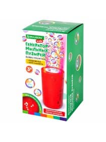 Мыльные пузыри Фонтан Генератор со звуком салюта, раствор 240 мл, BRAUBERG KIDS, 665150