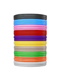 Безопасный PLA-пластик для 3D-ручки, 100 метров (10 цветов х 10 м), BRAUBERG KIDS, 665189