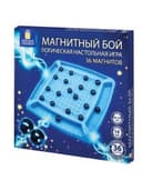 Игра настольная логическая "Магнитный бой", 36 магнитов, доска 22х22 см, ЗОЛОТАЯ СКАЗКА, 665893