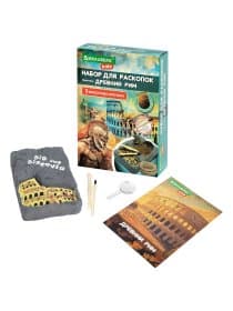 Набор для раскопок "Древний Рим" 16х23 см, инструменты, BRAUBERG KIDS, 665937
