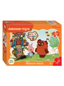 Пазл картонный 30 элементов, "МАКСИ-ПАЗЛЫ", АССОРТИ, поле 27х18 см