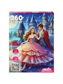 Пазл картонный ОЖИВИ МУЛЬТФИЛЬМ 160/260 элементов АССОРТИ, 230х330 мм, РК