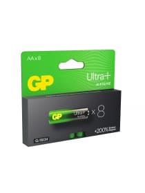 Батарейки КОМПЛЕКТ 8 шт., GP Ultra Plus G-Tech, AA (LR6), алкалиновые, пальчиковые, 15AUPA21-2CRB8