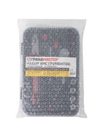 Набор инструментов универсальный, 22 предмета, пластиковый бокс, ГРАНДМАСТЕР, 671326