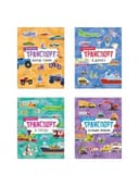 Книга-игра с наклейками "Транспорт", 8 стр., А4, 255х195 мм, АССОРТИ, МС