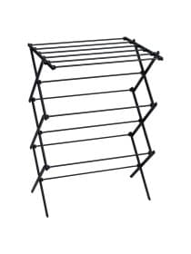 Сушилка напольная МИНИ для белья раскладная, 6 уровней, 10 метров, LAIMA HOME LADDER BLACK, 700473