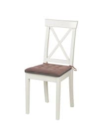 Подушка на стул "РОГОЖКА", 40x40 см, полиэстер, коричневая, PRIMILA (ПРИМИЛА) LUX, 700501
