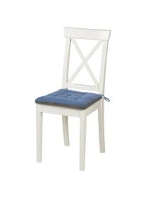 Подушка на стул "РОГОЖКА", 40x40 см, полиэстер, синяя, PRIMILA (ПРИМИЛА) LUX, 700503