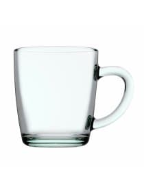 Кружка для чая с ручкой, 340 мл, 1 штука, стекло, PASABAHCE "БЕЙЗИК", 55531СЛ1