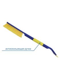 Щетка со скребком для снега автомобильная 63 cм, мягкая щетина, GOODYEAR, WB-09, GY000209