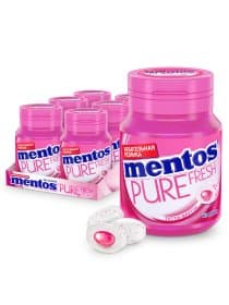 Жевательная резинка MENTOS Pure Fresh "Тутти-Фрутти" с экстрактом зеленого чая, 54 г, 39248