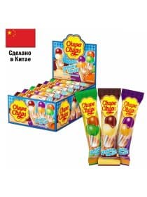 Карамель CHUPA CHUPS (Чупа-Чупс) двойная порция, ассорти 3-х вкусов, 17 г, 58787