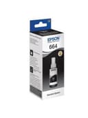 Чернила EPSON 664 (T6641) для СНПЧ Epson L100/L110/L200/L210/L300/L456/L550, черные, ОРИГИНАЛЬНЫЕ, C13T66414A/198