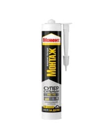 Жидкие гвозди МОМЕНТ "Монтаж Суперсильный МВ-70", 400 г, универсальный, белый, 697133