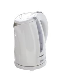 Чайник SONNEN KT-1743, 1,7 л, 2200 Вт, закрытый нагревательный элемент, пластик, белый, 453414
