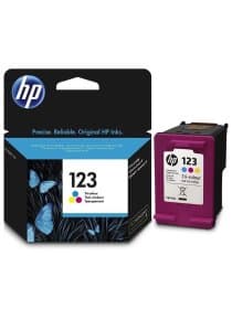 Картридж струйный HP (F6V16AE) Deskjet 2130, №123, цветной, оригинальный, ресурс 100 стр.