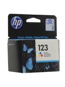 Картридж струйный HP (F6V16AE) Deskjet 2130, №123, цветной, оригинальный, ресурс 100 стр.