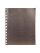 Тетрадь бумвинил, А5, 96 л., гребень, офсет №1, клетка, КОРИЧНЕВАЯ Metallic, HATBER, 059709, 96Т5бвВ1гр