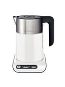Чайник BOSCH TWK8611P, 1,5 л, 2400 Вт, закрытый нагревательный элемент, нержавеющая сталь, белый
