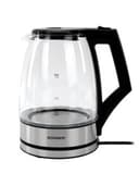Чайник электрический SONNEN KT-1807, 1,8 л, 2200 Вт, термостойкое стекло, внутренняя подсветка синяя, нержавеющая сталь, 455140